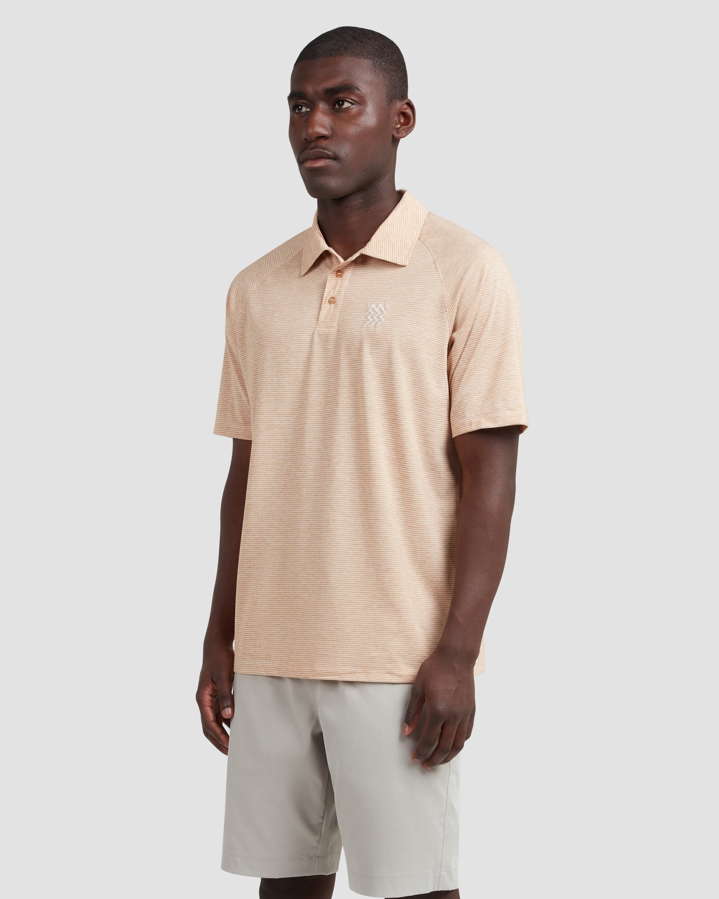 Sand Stripe Polo